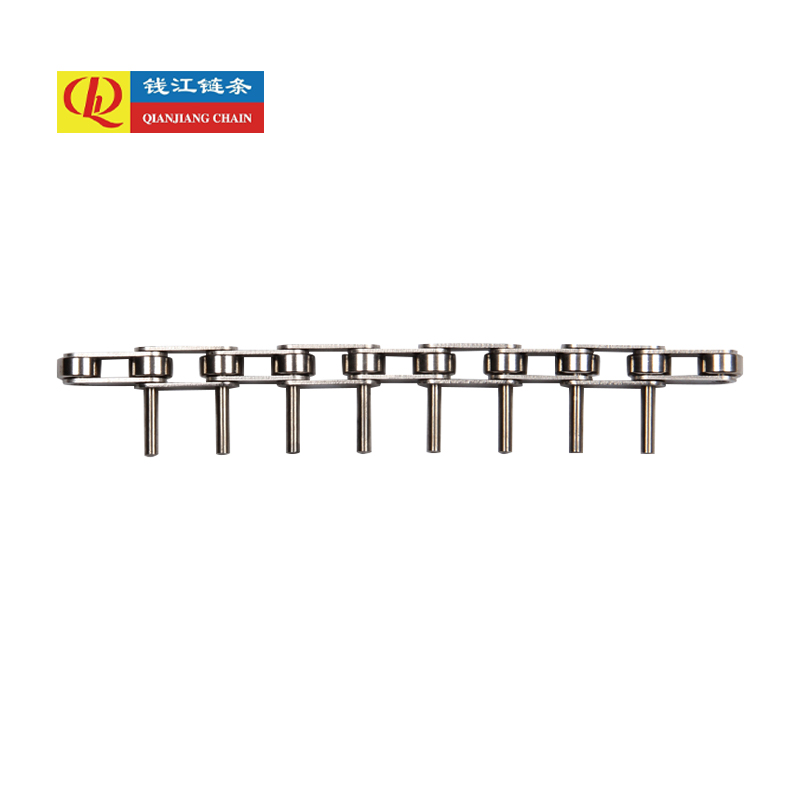 Slabhraí iompair pháirc dúbailte cruach dhosmálta le bioráin leathnaithe