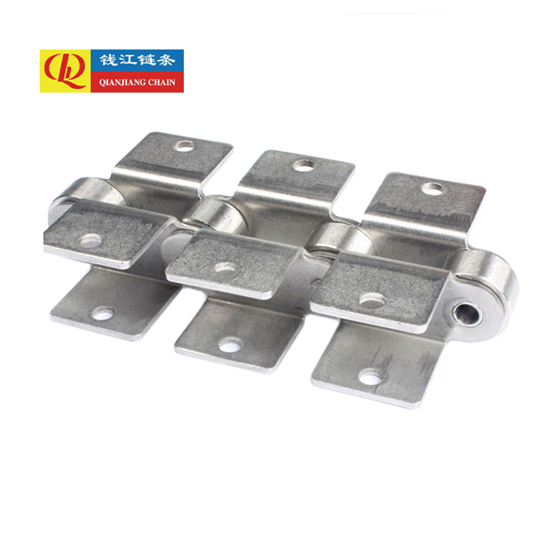 Ceangaltáin slabhraí iompair dúbailte pitch cruach dhosmálta